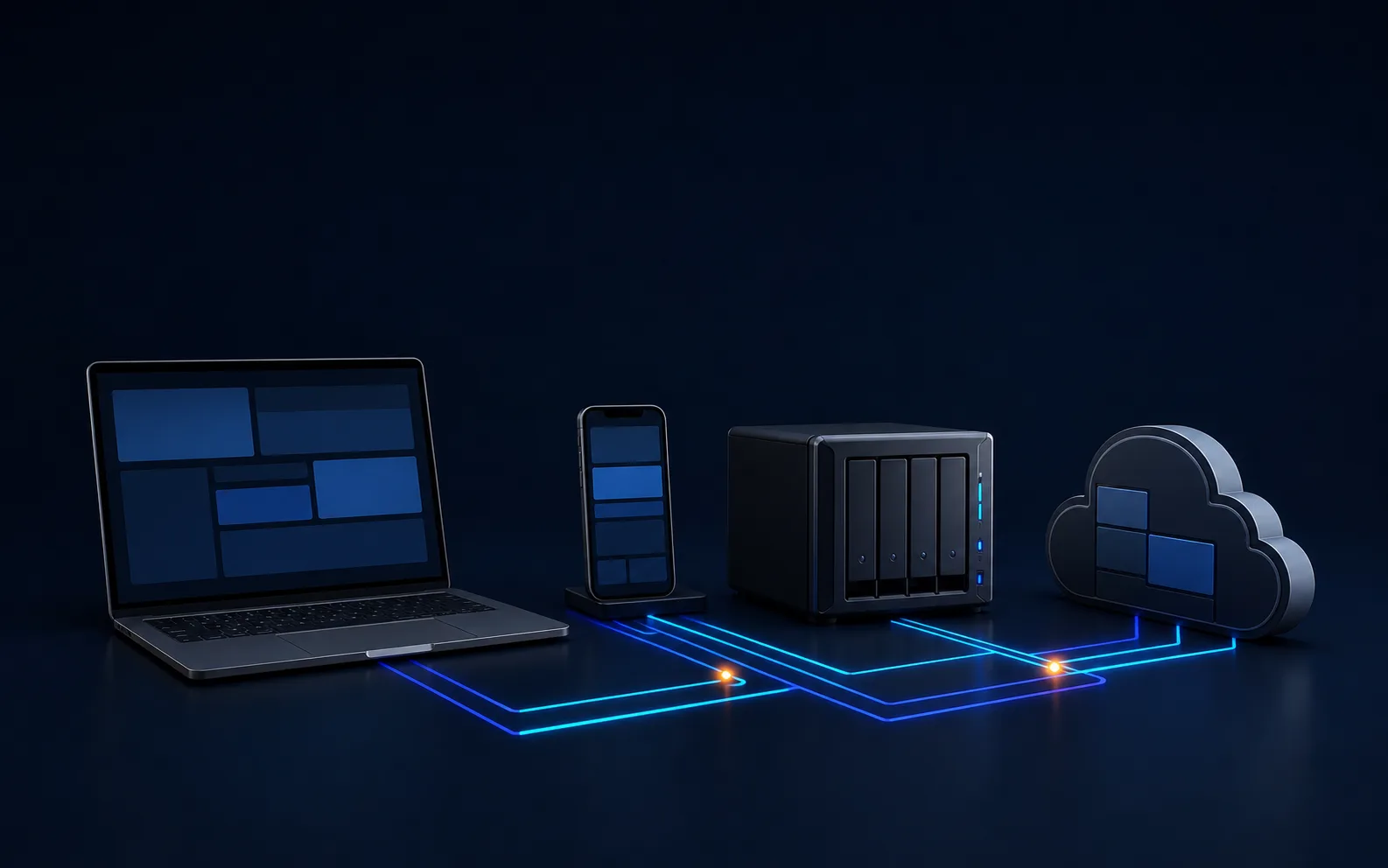 ED Nexus collega desktop, mobile, NAS e servizi cloud in un unico flusso operativo